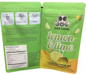 gas gang 40mg thc drink powder (nano distillate) lemon lime